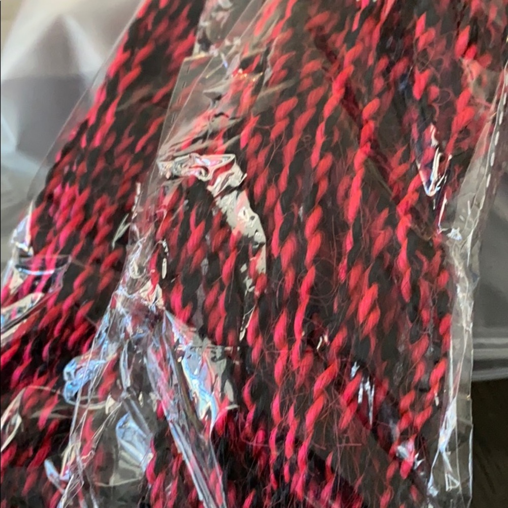 New in package hair braided extensions pk of 6 24 inches